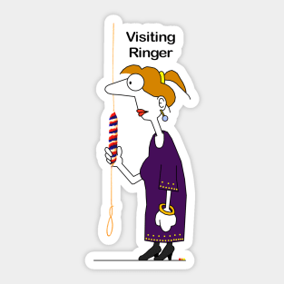 Bell Ringing Visiting Ringer Sticker